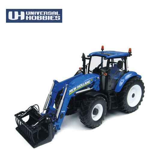 New Holland T5.115 - Tracteur + frontal - 1:32