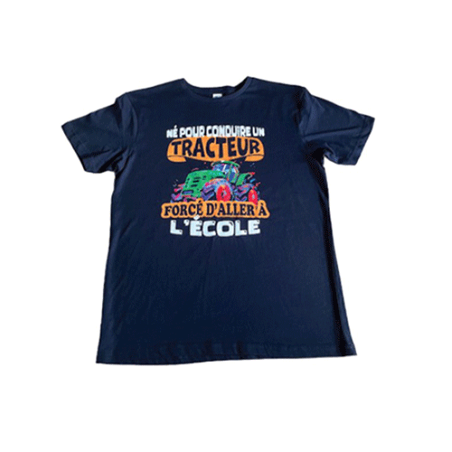 T-shirt - Né pour conduire un tracteur - Taille 3-4 ans