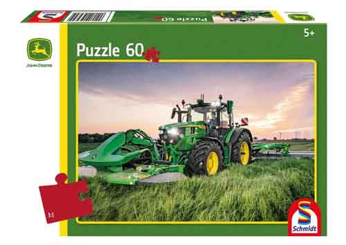 John Deere 6R185 tracteur + faucheuse - puzzle 60