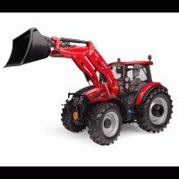 Case Farmall 120C - Tracteur avec frontal - 1:32